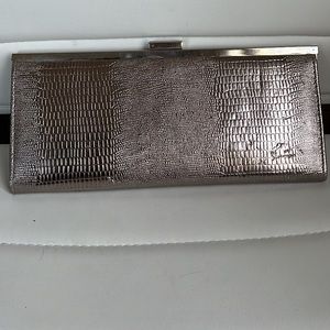 Style & Co Metallic Clutch Purse